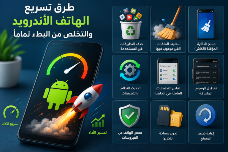 طرق تسريع الهاتف الأندرويد والتخلص من البطء تمامًا | أفضل 13 طريقة فعالة